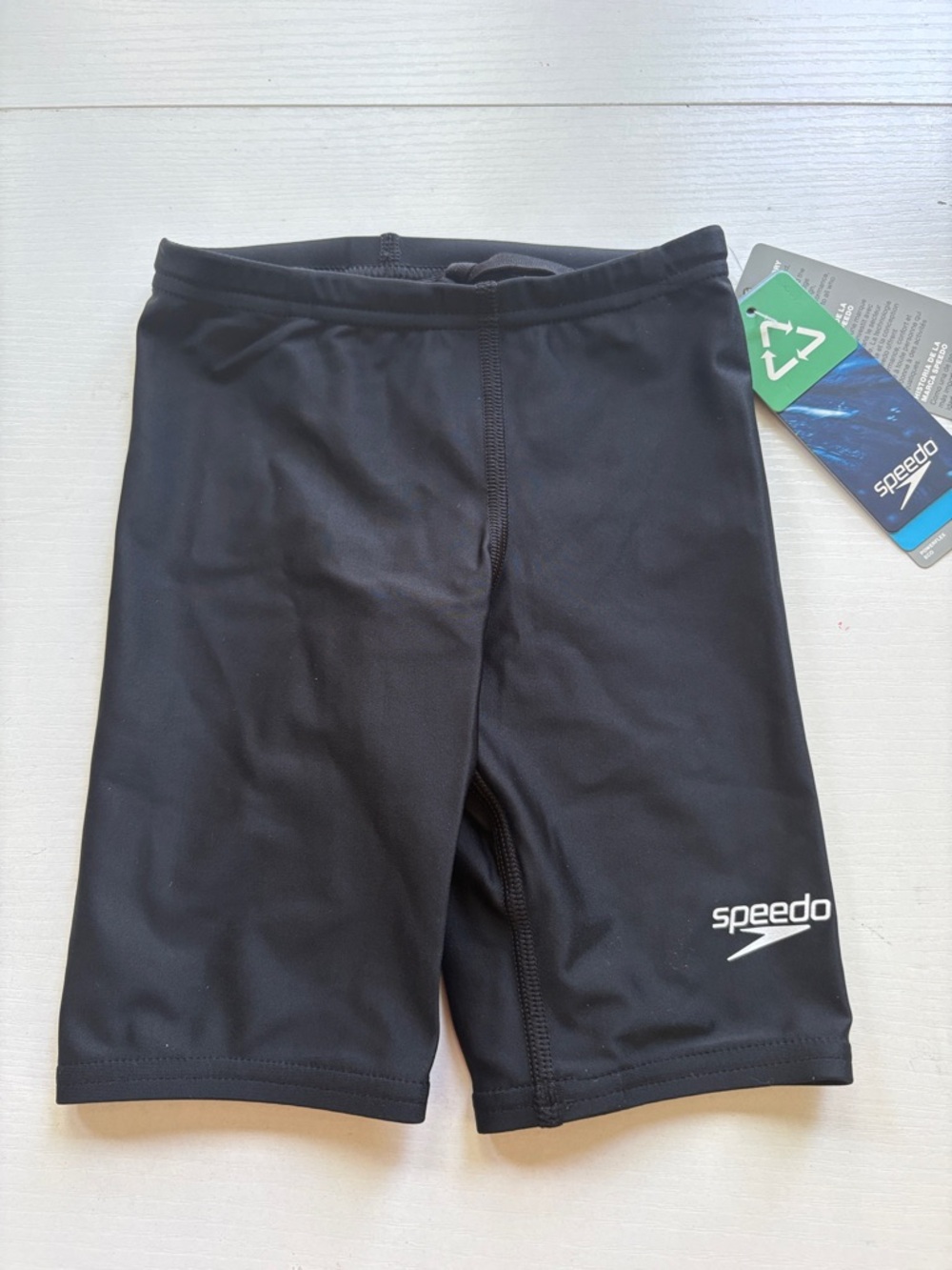 NWT Speedo PowerFlex Eco. Size youth 22 black